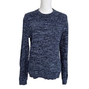 Reiss Sweater in Salt and Pepper Texture Navy Size S